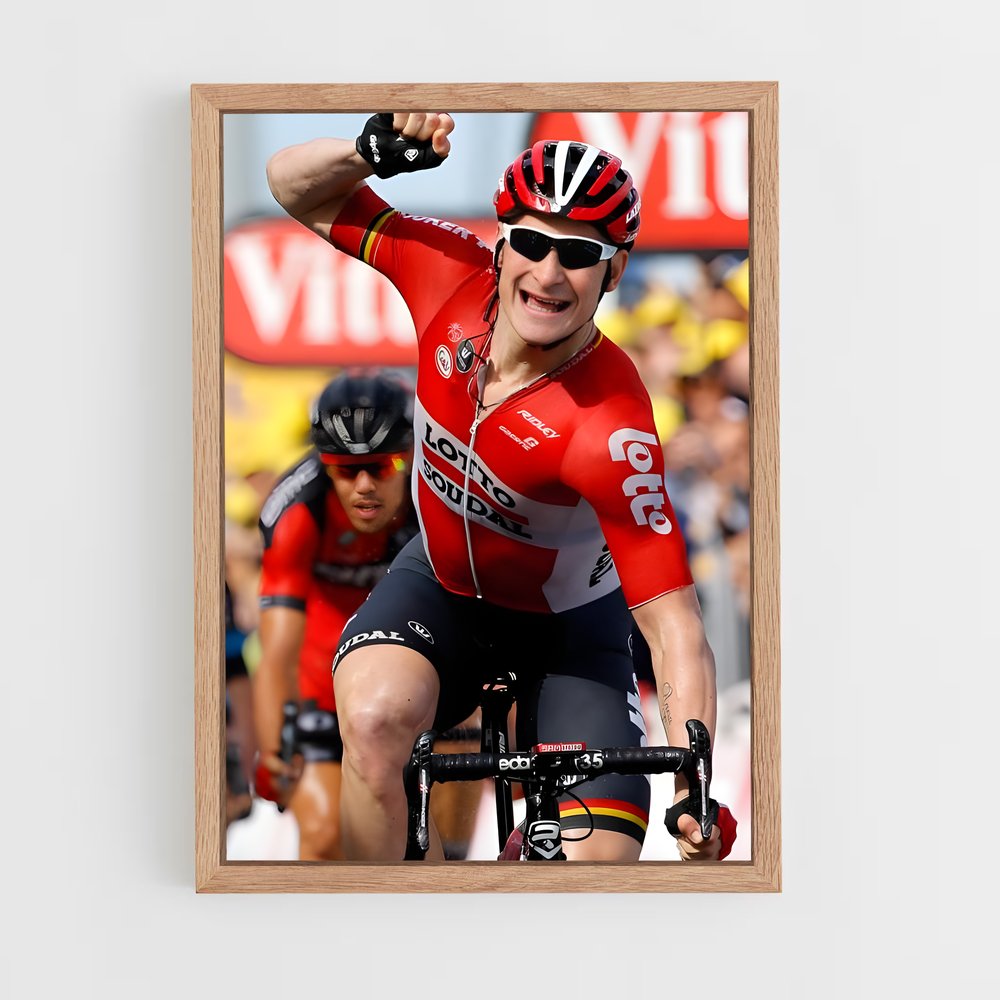 Poster La Victoire d'Andre – affiche Cyclisme (vue 4)